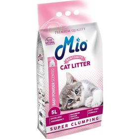 Mio 5 lt Pudra Kalın Bentonit Kedi Kumu