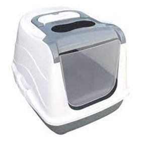 Mio 50 x 39 x 37 cm Gri 1. Sınıf Kapalı Kedi Tuvaleti