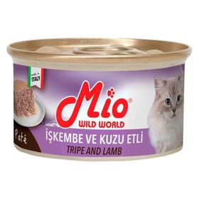 Mio 85 gr İşkembe ve Kuzu Etli Püre Kedi Konservesi