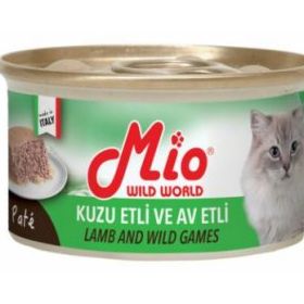 Mio 85 gr Kuzu Etli Ve Av Hayvanlı Püre Kedi Konservesi