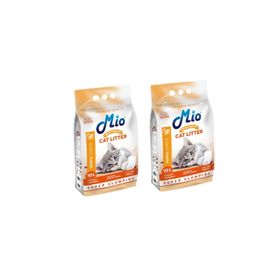 Mio Bentonit İnce Taneli Portakal Kokulu 2x10 lt Kedi Kumu