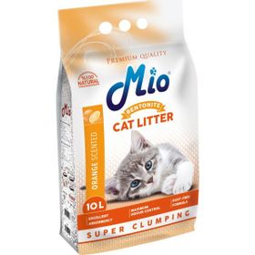 Mio Bentonit Kalın Taneli Portakal Kokulu 10 lt Kedi Kumu