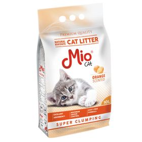 Mio Bentonit Kalın Taneli Portakal Kokulu 10 lt Kedi Kumu