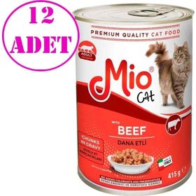 Mio Dana Etli 12x415 gr Kedi Maması