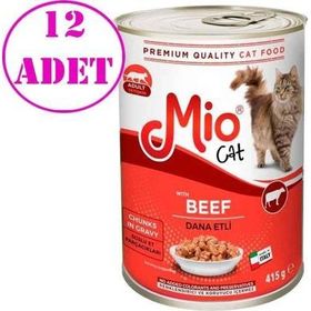 Mio Dana Etli 12x415 gr Kedi Maması