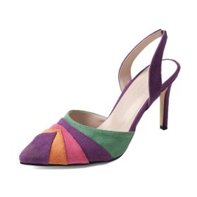 Mio Gusto 02254GNS Valentina Multi Renk Arkası Açık Kadın Topuklu Ayakkabı