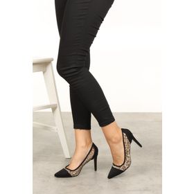 Mio Gusto Basic Leopar Desen Stiletto