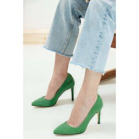 Mio Gusto Basic Yeşil Stiletto