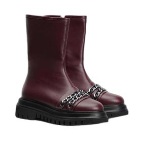 Mio Gusto Bordo Zincirli 36 Kadın Bot