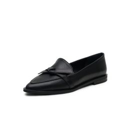 Mio Gusto Ezra Siyah Kadın Loafer Ayakkabı