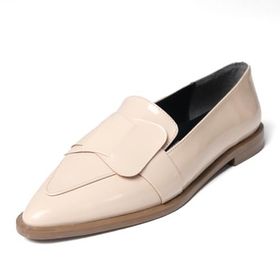 Mio Gusto Nora Bej Renk Loafer Düz Kadın Günlük Ayakkabı