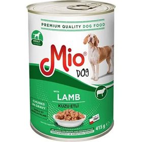 Mio Kuzu Parça Etli 24x415 gr Konserve Yetişkin Köpek Maması