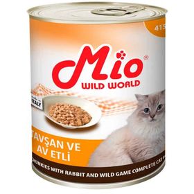 Mio Tavşan Ve Av Etli 415 gr Konserve Kedi Maması