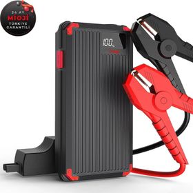 Mioji Mio D6H 20000 mAh 3.7V 1200A Jump Starter LED Işıklı Hızlı Şarj Destekli Akü Takviye Cihazı