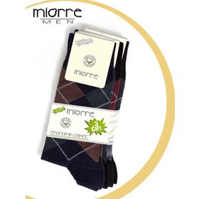 Miorre 001-029034 Asorti 3'lü Pamuklu Erkek Çorap