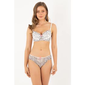 Miorre 75 Dantel Push Up Sütyen Takım