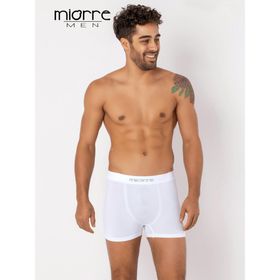 Miorre Beyaz S-M Seamless Erkek Boxer