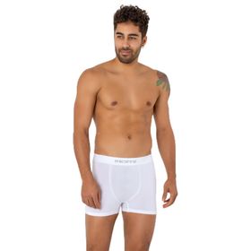 Miorre Beyaz S-M Seamless Erkek Boxer