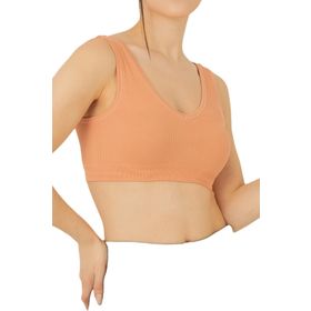 Miorre Dikişsiz Desteksiz Somon Spor Sütyen