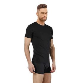 Miorre L-XL Siyah Modal Strech Sıfır Yaka Kısa Kol Fanila