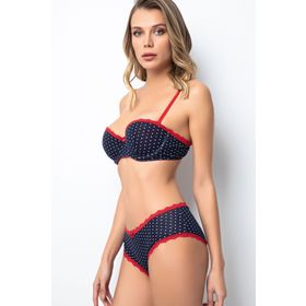 Miorre Puantiyeli Push-up Sütyen Takım