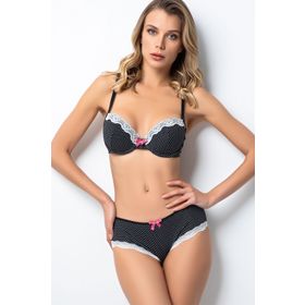 Miorre Puantiyeli Push-up Sütyen Takım