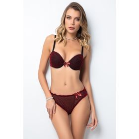 Miorre Puantiyeli Push-up Sütyen Takım