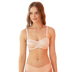 Miorre Sue Form Straplez Balenli Minimizer Toparlayıcı Ten Sütyen