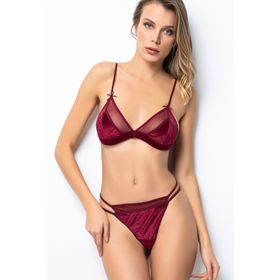 Miorre Velvet Bralet Takım