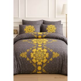 Mira Home 100x100 cm Pamuklu Saray Işıltısı Çift Kişilik Nevresim Takımı