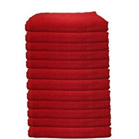 Mira Home 50x90 cm 12'li Paket Boya Tutmayan Mikrofiber El Yüz Spor Havlusu