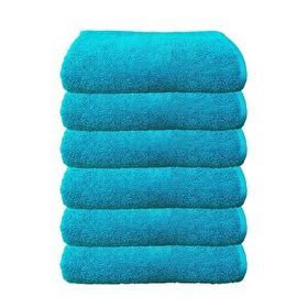Mira Home 50x90 cm 6'lı Paket Boya Tutmayan Mikrofiber El Yüz Havlusu