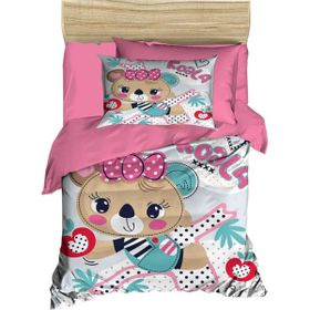 Mira Home Baby Koala Dijital Baskılı 3D Pamuklu Yenidoğan Bebek Nevresim Takımı