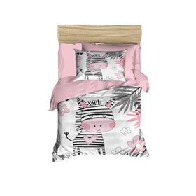 Mira Home Baby Zebra Dijital Baskılı 3D Pamuklu Yenidoğan Bebek Nevresim Takımı