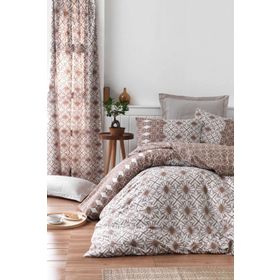 Mira Home Butterfly %100 Pamuklu Çift Kişilik Ranforce Nevresim Takımı