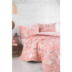 Mira Home Çiçek Harmanı Pamuklu Çift Kişilik Nevresim Takımı