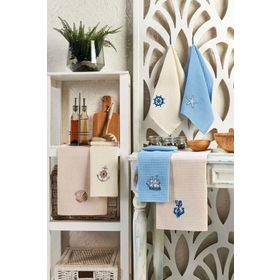 Mira Home Deniz 30x50 cm 6 Parça Mutfak Kurulama Bezi