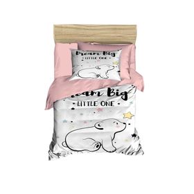 Mira Home Dream Big Dijital Baskılı 3D Pamuklu Yenidoğan Bebek Nevresim Takımı