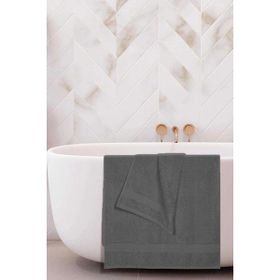 Mira Home Dry Antrasit %100 Pamuklu 2'li Banyo Havlu Takımı