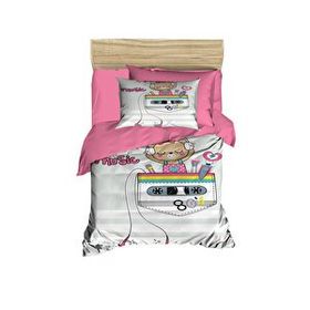 Mira Home Enjoy Music Dijital Baskılı 3D Pamuklu Yenidoğan Bebek Nevresim Takımı