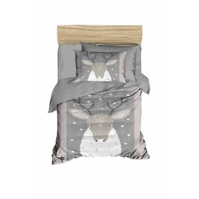 Mira Home Geyik %100 Pamuklu Yenidoğan Unisex Bebek Nevresim Takımı