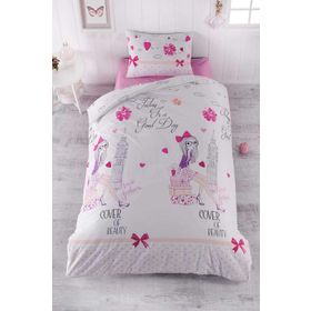 Mira Home Good Day Renklii Tek Kişilik Genç Kız Çocuk Nevresim Takımı