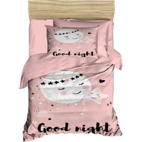 Mira Home Good Night %100 Pamuklu Yenidoğan Kız Bebek Nevresim Takımı