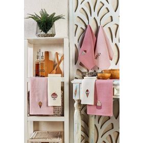 Mira Home İce Cream 30x50 cm 6 Parça Mutfak Kurulama Bezi