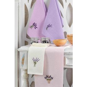 Mira Home Lavender Flower 30x50 cm 6 Parça Mutfak Kurulama Bezi