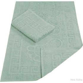 Mira Home Menesch Yeşil %100 Pamuk 50x70 cm 2'li Banyo Ayak Havlusu