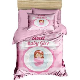 Mira Home Sweet Baby Girl %100 Pamuklu Yenidoğan Kız Bebek Nevresim Takımı