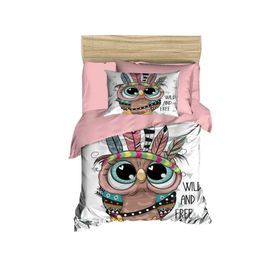 Mira Home Wild and Free %100 Pamuklu Yenidoğan Kız Bebek Nevresim Takımı