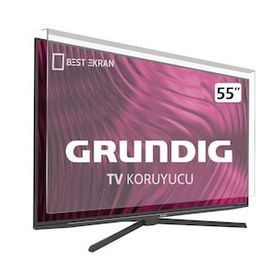 Mira Panel Grundig G55L85434B Kırılmaz Nano 2 mm TV Ekran Koruyucu