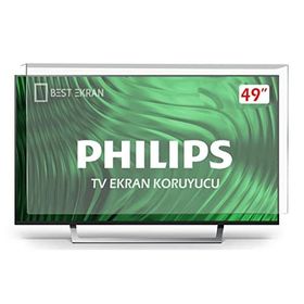 Mira Panel Philips 49PUS7803 Kırılmaz Nano 2 mm TV Ekran Koruyucu